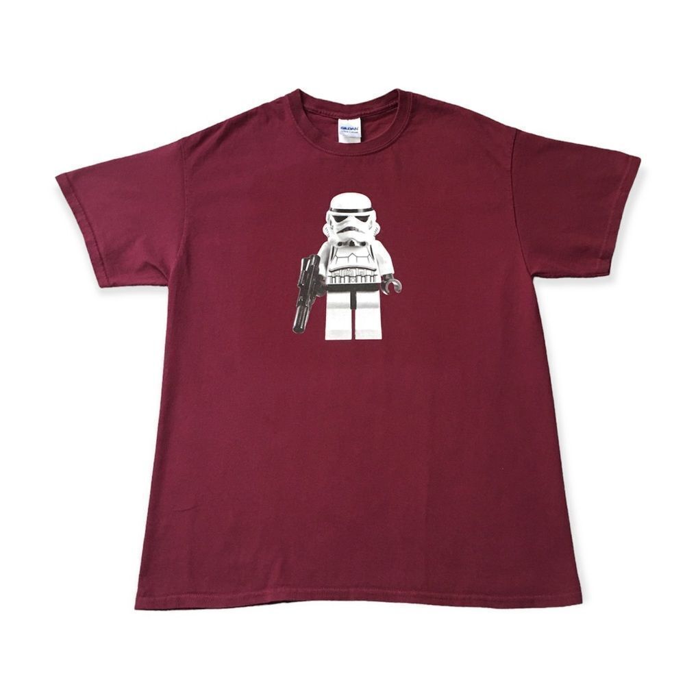 🔃Star Wars Storm Trooper Red Short Sleeve Tee Shirt
